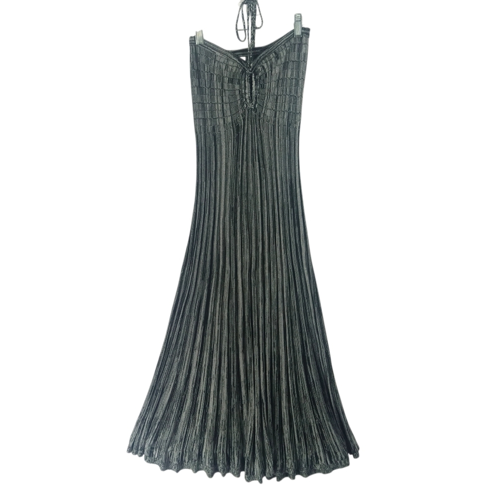 Free People Silvia Sweater Convertible Maxi Skirt Pleated Midi Dress Gray XS/TP - Picture 6 of 16